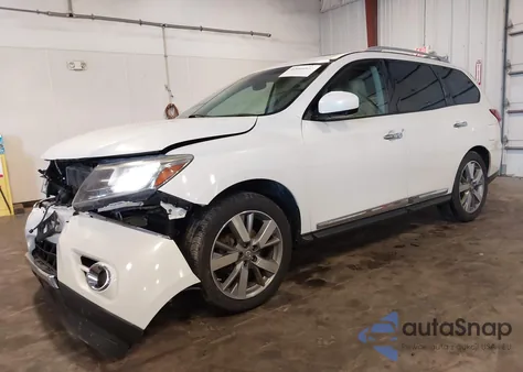 2014 Nissan Pathfinder Platinum from USA, damaged, VIN 5N1AR2MM9EC647310